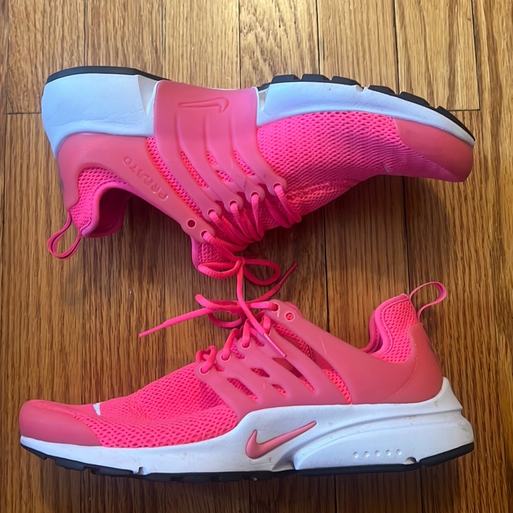 Neon Pink Nike Presto Sneakers